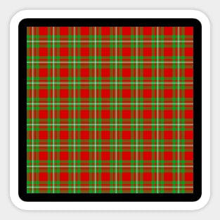 MacGregor Plaid Tartan Scottish Sticker